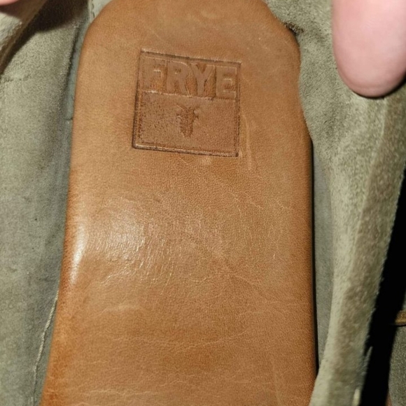 FRYE DRIVING suede leather slipon moccasin boat shoe loafer SIZE 11.5 - Picture 5 of 8